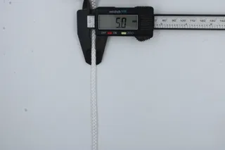White Knitted Cord on Card and Reel sample, design MT-49B2EDC8, view 6