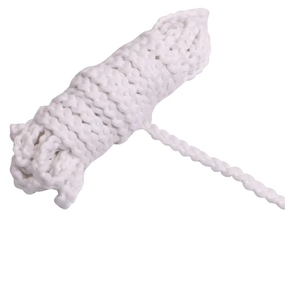 White Bobbled Choti Braid