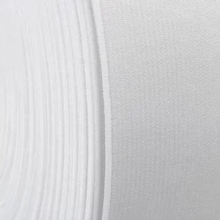 White Woven Elastic Tape on a Green Core sample, design MT-4EBDDB58, view 3