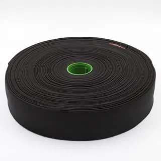 Black Woven Elastic Tape in Several Widths sample, design MT-D021E703, view 15