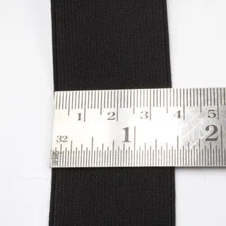 Black Woven Elastic Tape in Several Widths sample, design MT-D021E703, view 18