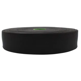 Black Woven Elastic Tape in Several Widths sample, design MT-D021E703, view 19