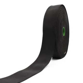 Black Woven Elastic Tape in Several Widths sample, design MT-D021E703, view 20