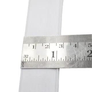 Black and White Woven Elastic Tape, Rolls with Crossed Tails sample, design MT-1A72A04A, view 13