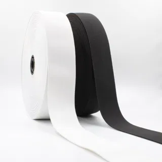 Black Woven Elastic Tape in Several Widths sample, design MT-D021E703, view 28
