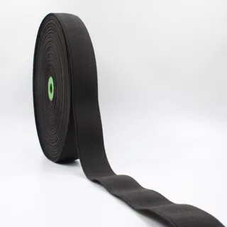 Black Woven Elastic Tape in Several Widths sample, design MT-D021E703, view 7