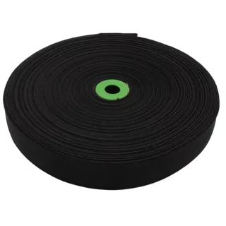 Black Woven Elastic Tape in Several Widths sample, design MT-D021E703, view 12