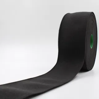 Black Woven Elastic Tape in Several Widths sample, design MT-D021E703, view 33