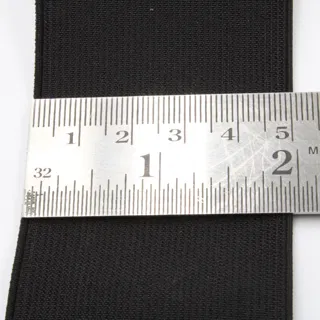 Black Woven Elastic Tape in Several Widths sample, design MT-D021E703, view 36