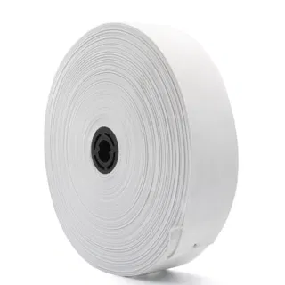 White Woven Elastic Band in Several Widths sample, design MT-C4E3508C, view 30