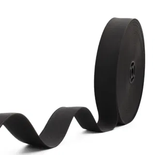Black Woven Elastic Tape in Several Widths sample, design MT-D021E703, view 47
