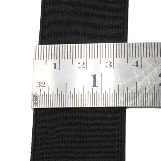 Black Woven Elastic Tape in Several Widths sample, design MT-D021E703, view 48