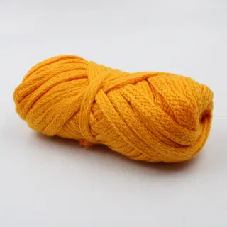 Golden Yellow Flat Drawstring Cord sample, design MT-930ACE31, view 2