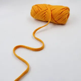 Golden Yellow Flat Drawstring Cord sample, design MT-930ACE31, view 3