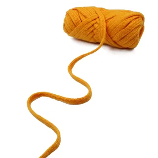 Golden Yellow Flat Drawstring Cord sample, design MT-930ACE31, view 8