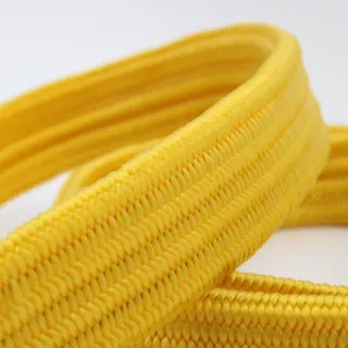 Yellow Flat Bungee Cord with Hooks sample, design MT-0415B0E0, view 2