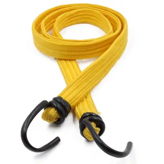 Yellow Flat Bungee Cord with Hooks sample, design MT-0415B0E0, view 5