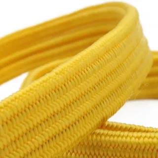 Yellow Flat Bungee Cord with Hooks sample, design MT-0415B0E0, view 6