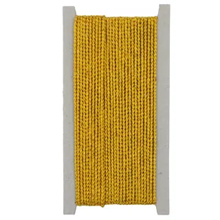 Yellow and Gold Metallic Braided Cord sample, design MT-F8F7DA8C, view 7