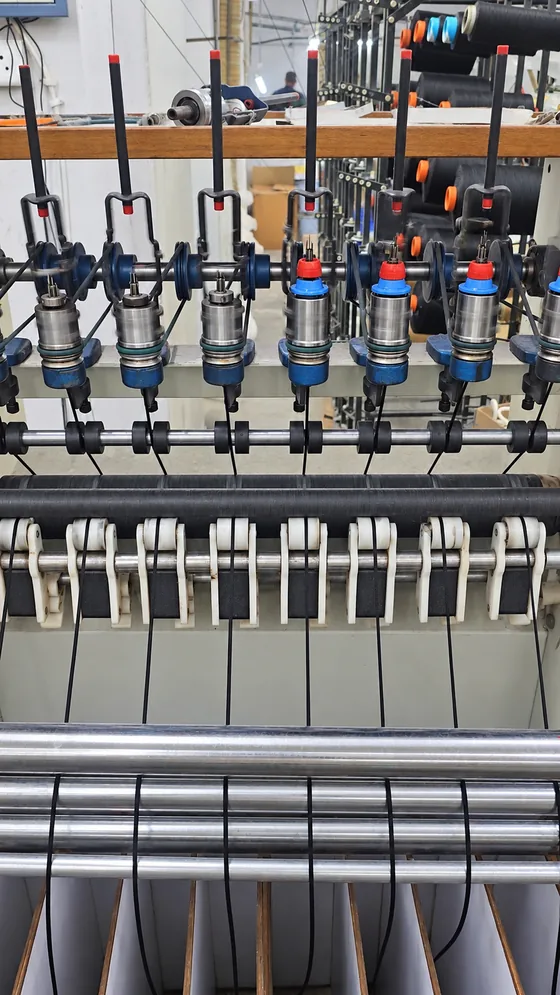 Black cord production in our Jaipur factory