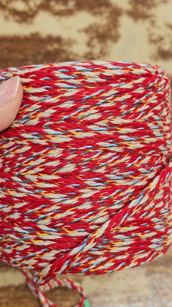 Coloured yarn supply in our Jaipur factory