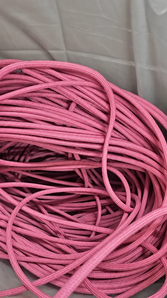 Pink cord ready from production in our Jaipur factory