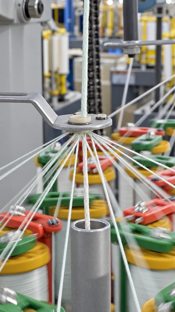 White thread convergence in our Jaipur factory
