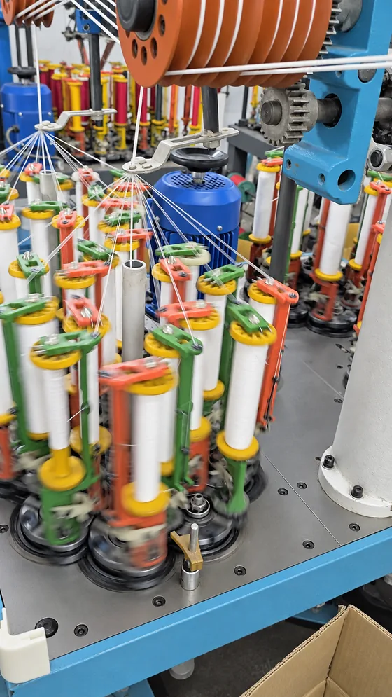 Fine white cord production in our Jaipur factory