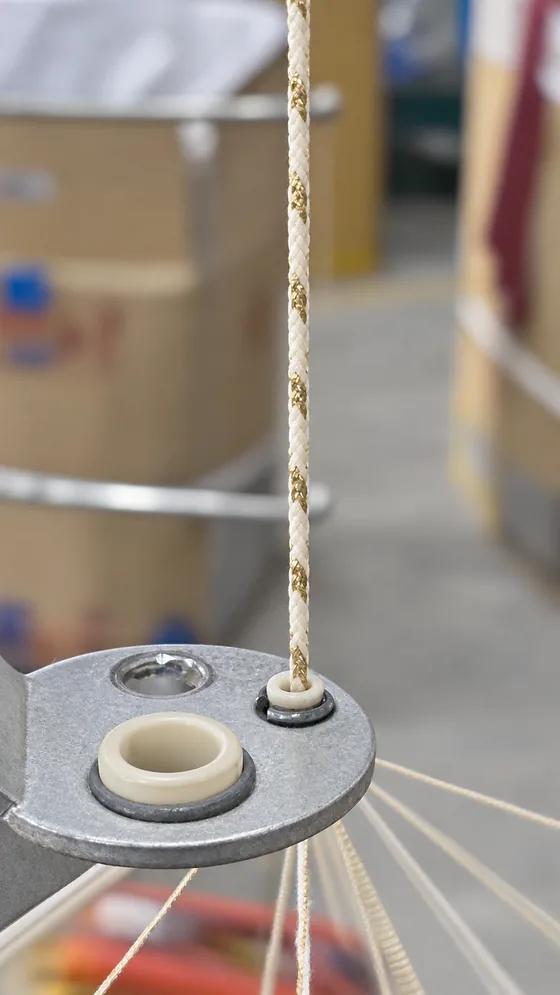 Fine natural cord formation in our Jaipur factory