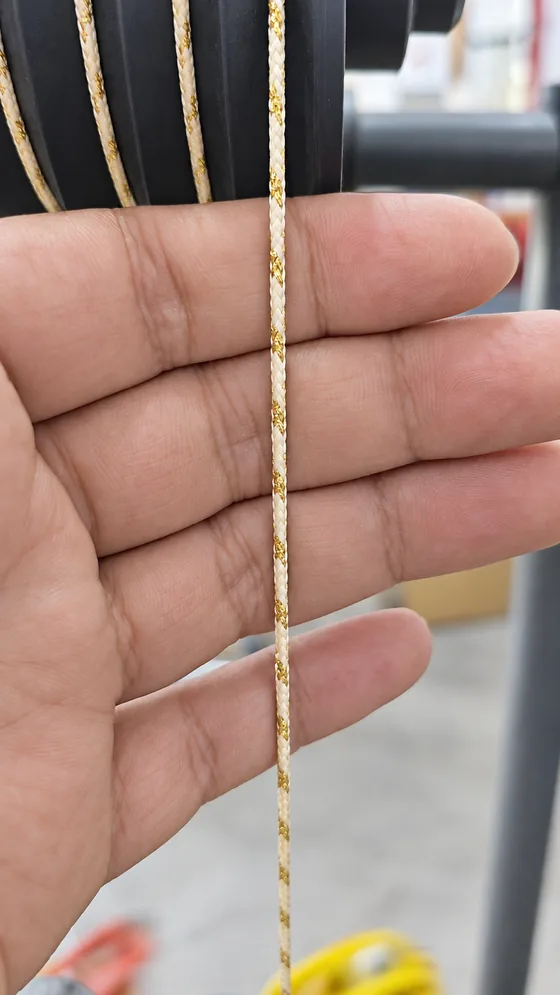 Fine cord sample in our Jaipur factory