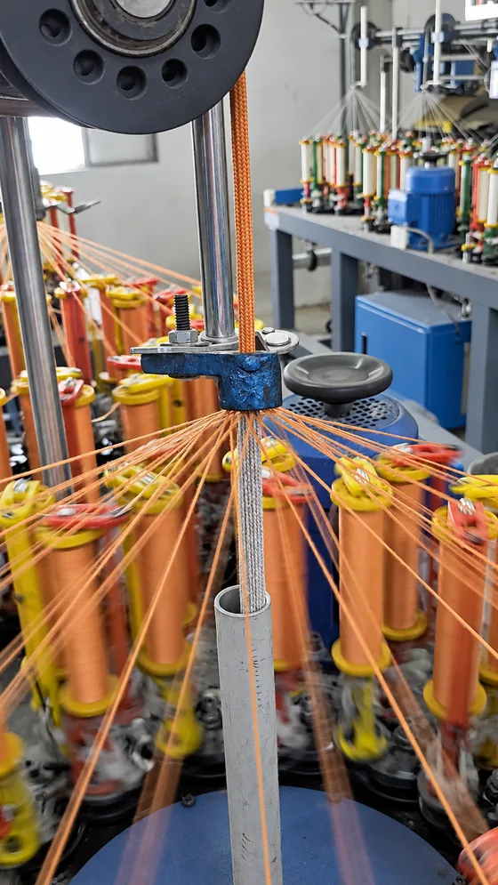 Peach cord formation in our Jaipur factory
