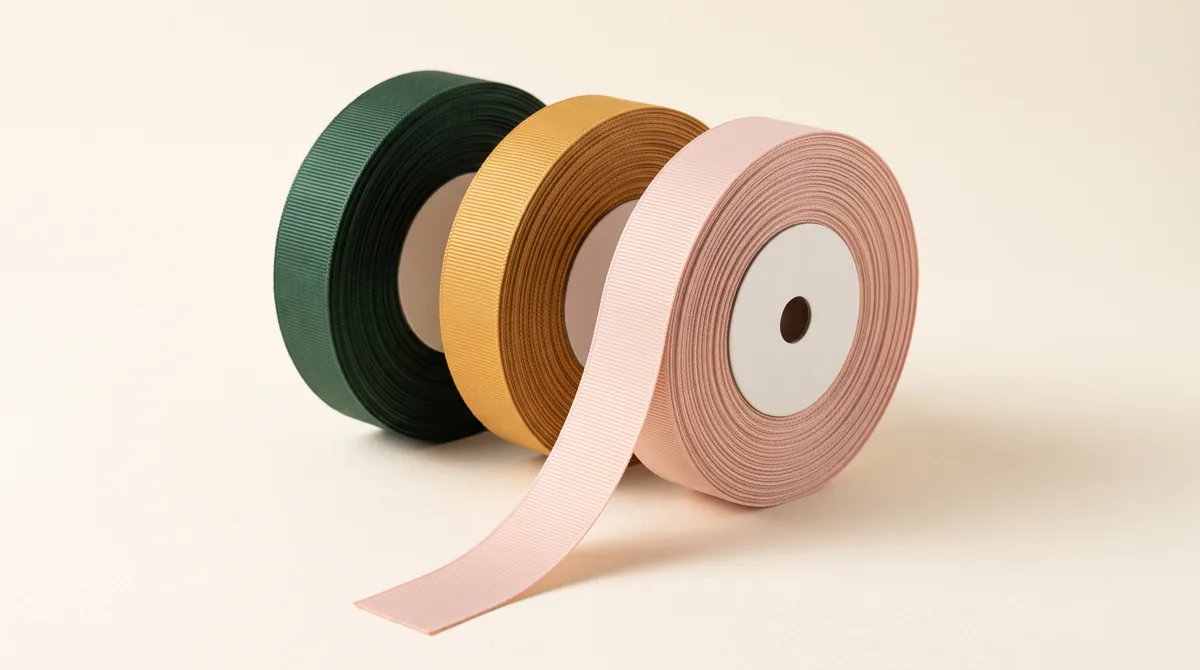 Wholesale Grosgrain Ribbon — Ribbed Polyester Rolls From Jaipur, India