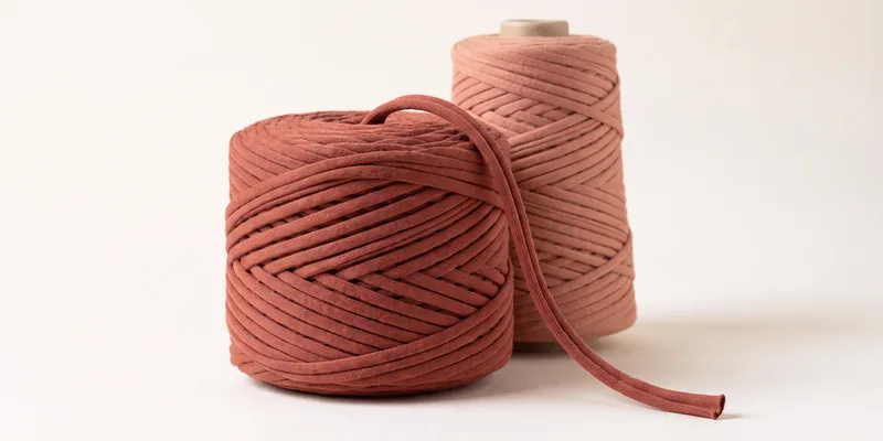 Recycled T-Shirt Yarn from Our Jaipur Factory