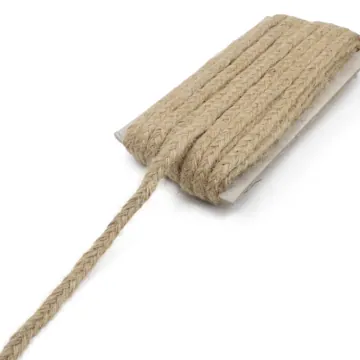 Flat Braided Jute Twine, 4mm to 10mm, photo 2