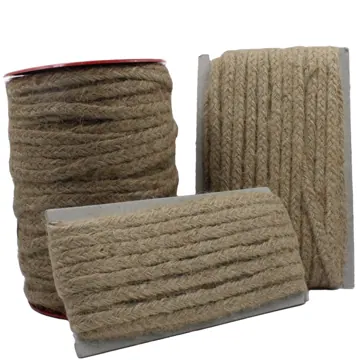 Flat Braided Jute Twine, 4mm to 10mm, photo 5