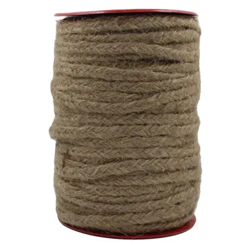 Flat Braided Jute Twine, 4mm to 10mm, photo 6