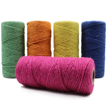 Jute Rope, Set of 5 Rolls, 1.5mm or 4mm, photo 3