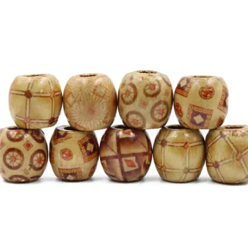 Wooden Beads for Jewellery Making, 9 mm to 17 mm, photo 11