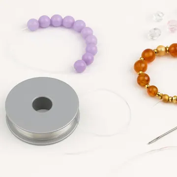 Transparent Elastic Cord for Bracelets, 0.7 and 1 mm, photo 3