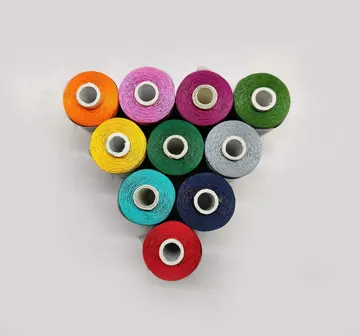 Silk Thread Set of 10 Spools, 800 m Each