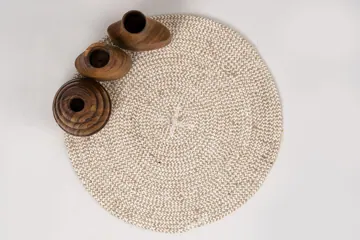 Braided Jute Round Placemats in 6 Colours, 33 cm, photo 16