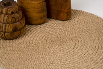 Braided Jute Round Placemats in 6 Colours, 33 cm, photo 3