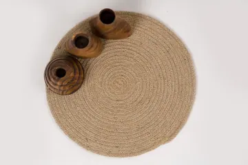 Braided Jute Round Placemats in 6 Colours, 33 cm, photo 9