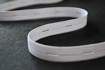 Flat Knitted Buttonhole Elastic, 0.75 and 1 Inch, photo 2
