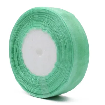 Transparent Organza Ribbon, 12 mm and 24 mm