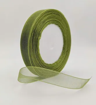 Transparent Organza Ribbon, 12 mm and 24 mm, photo 13