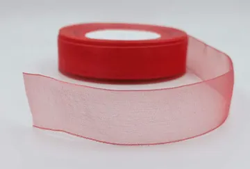 Transparent Organza Ribbon, 12 mm and 24 mm, photo 15