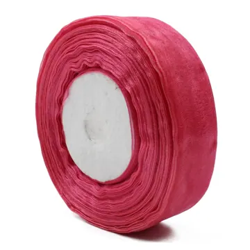 Transparent Organza Ribbon, 12 mm and 24 mm, photo 8