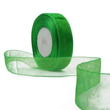 Transparent Organza Ribbon, 12 mm and 24 mm, photo 9