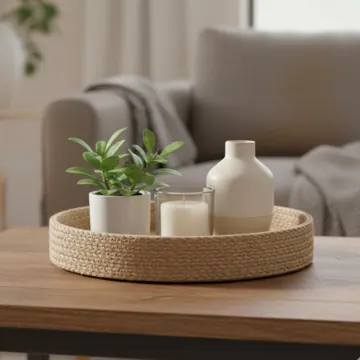 Round Rope Serving Tray, 10x10 Inch, photo 11